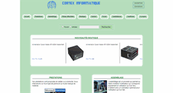 Desktop Screenshot of cortexinformatique.com