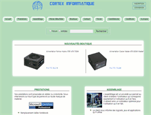 Tablet Screenshot of cortexinformatique.com